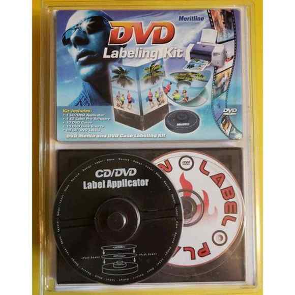 DVD Labeling Kit And CD Label Refills Lot - Picture 2 of 5